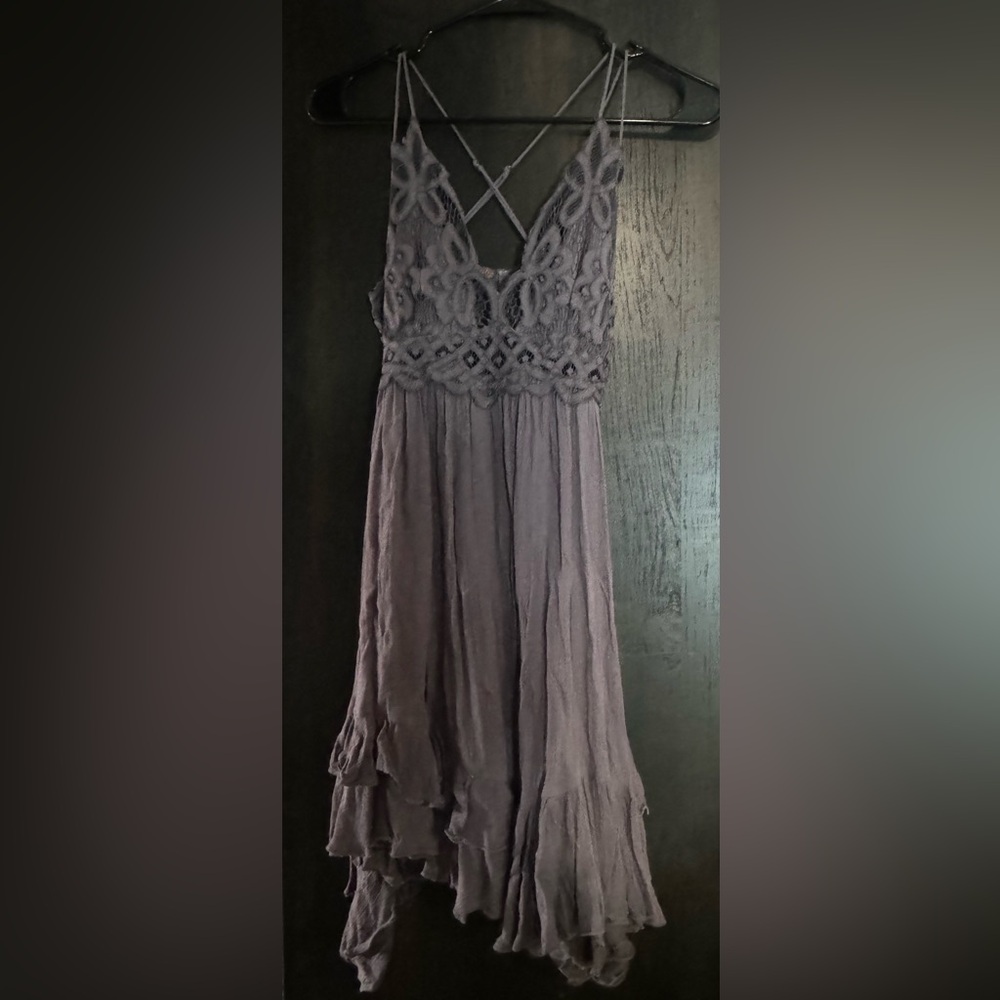 Free People Adella Lace Slip XS